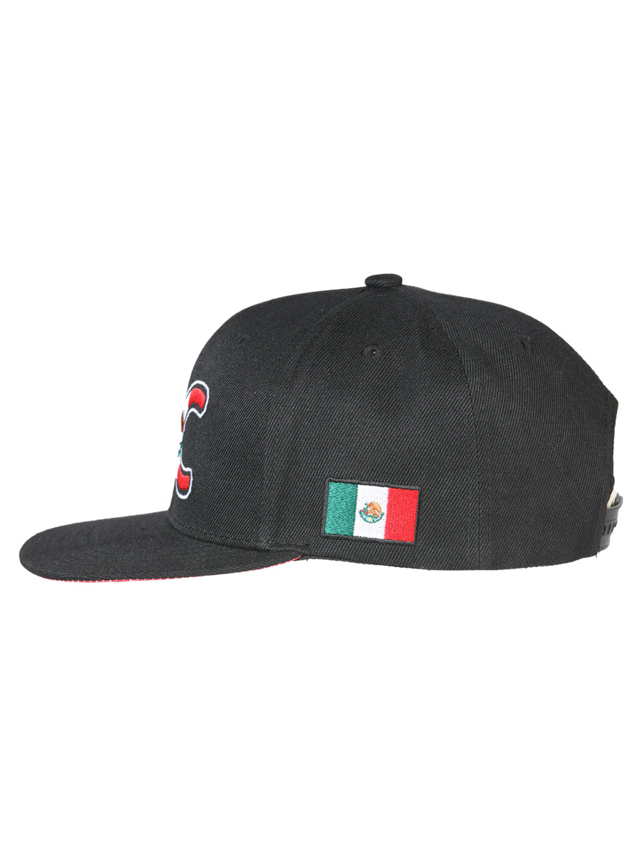 The Estado Snapback Cap — Baja California, Black (No. 44803)