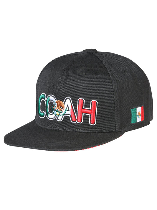 The Estado Snapback Cap — Coahuila, Black (No. 44805)
