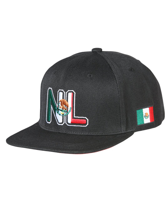 The Estado Snapback Cap — Nuevo León, Black (No. 44809)