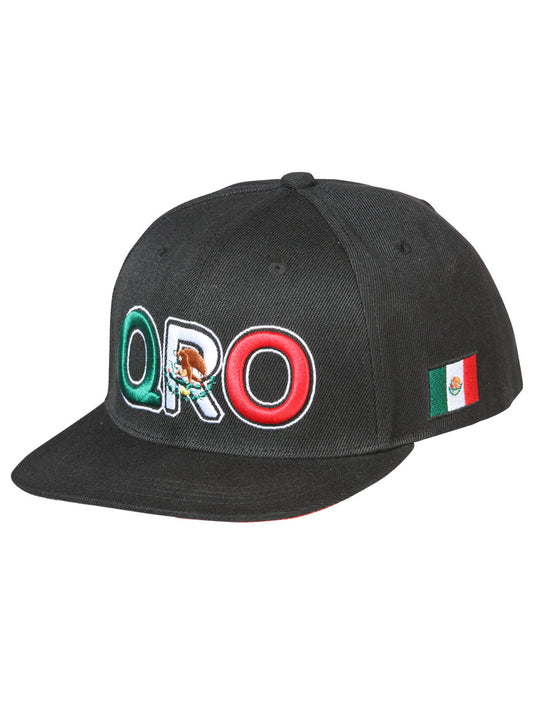 The Estado Snapback Cap — Querétaro, Black (No. 44816)