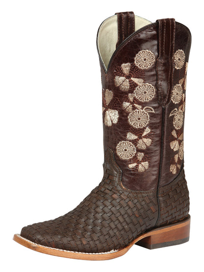 The Women's Petatillo Rodeo Boot — Brown (No. 44855)