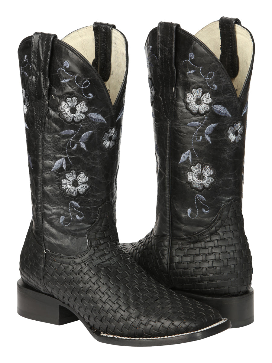 The Women's Petatillo Rodeo Boot — Crazy Black (No. 44856)