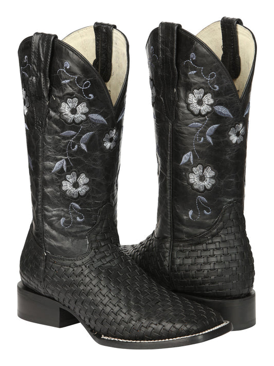 The Women's Petatillo Rodeo Boot — Crazy Black (No. 44856)