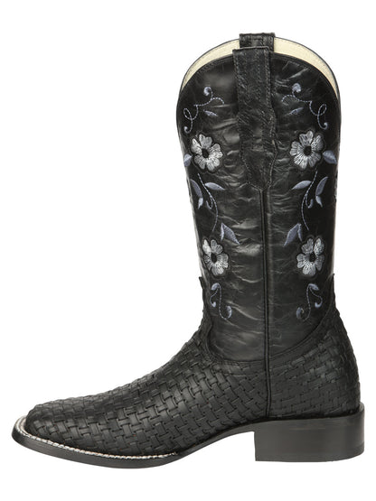 The Women's Petatillo Rodeo Boot — Crazy Black (No. 44856)