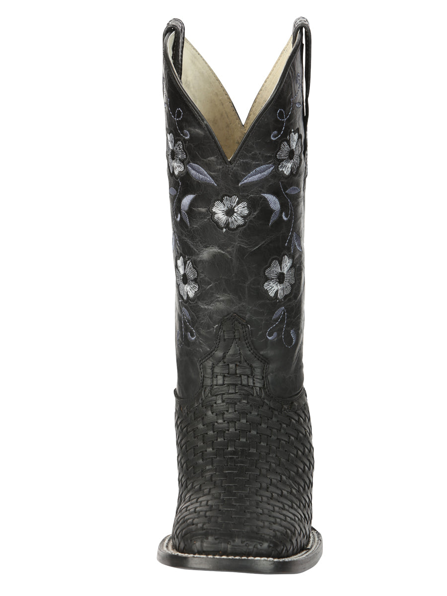 The Women's Petatillo Rodeo Boot — Crazy Black (No. 44856)