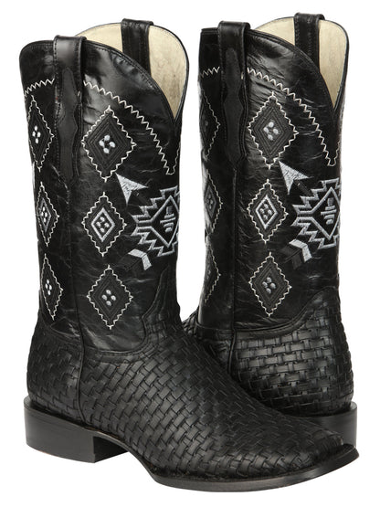 The Petatillo Rodeo Boot — Crazy Black (No. 44884)