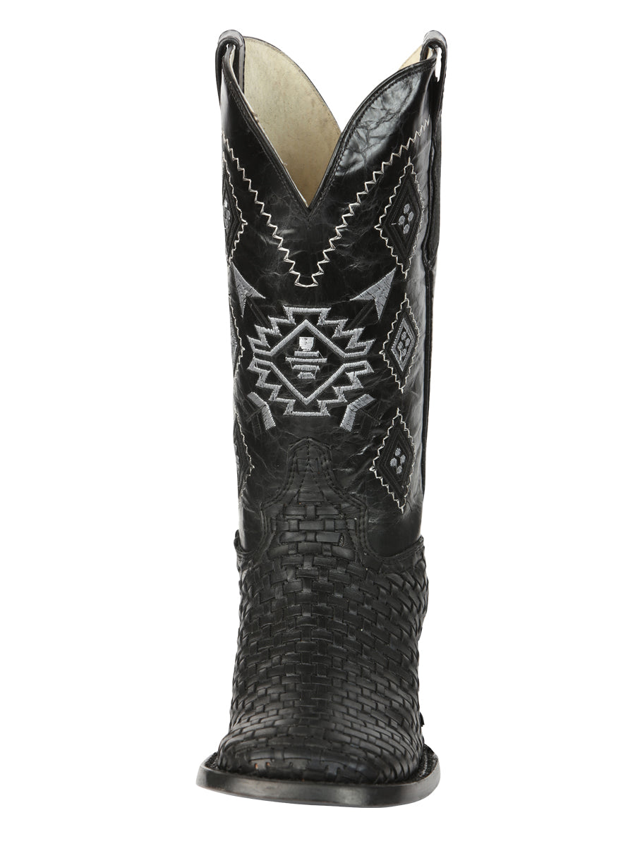 The Petatillo Rodeo Boot — Crazy Black (No. 44884)