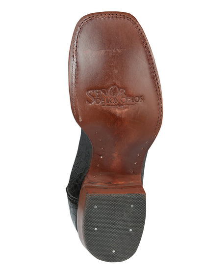 The Rodeo Boot — Black Gator Print (No. 44938)