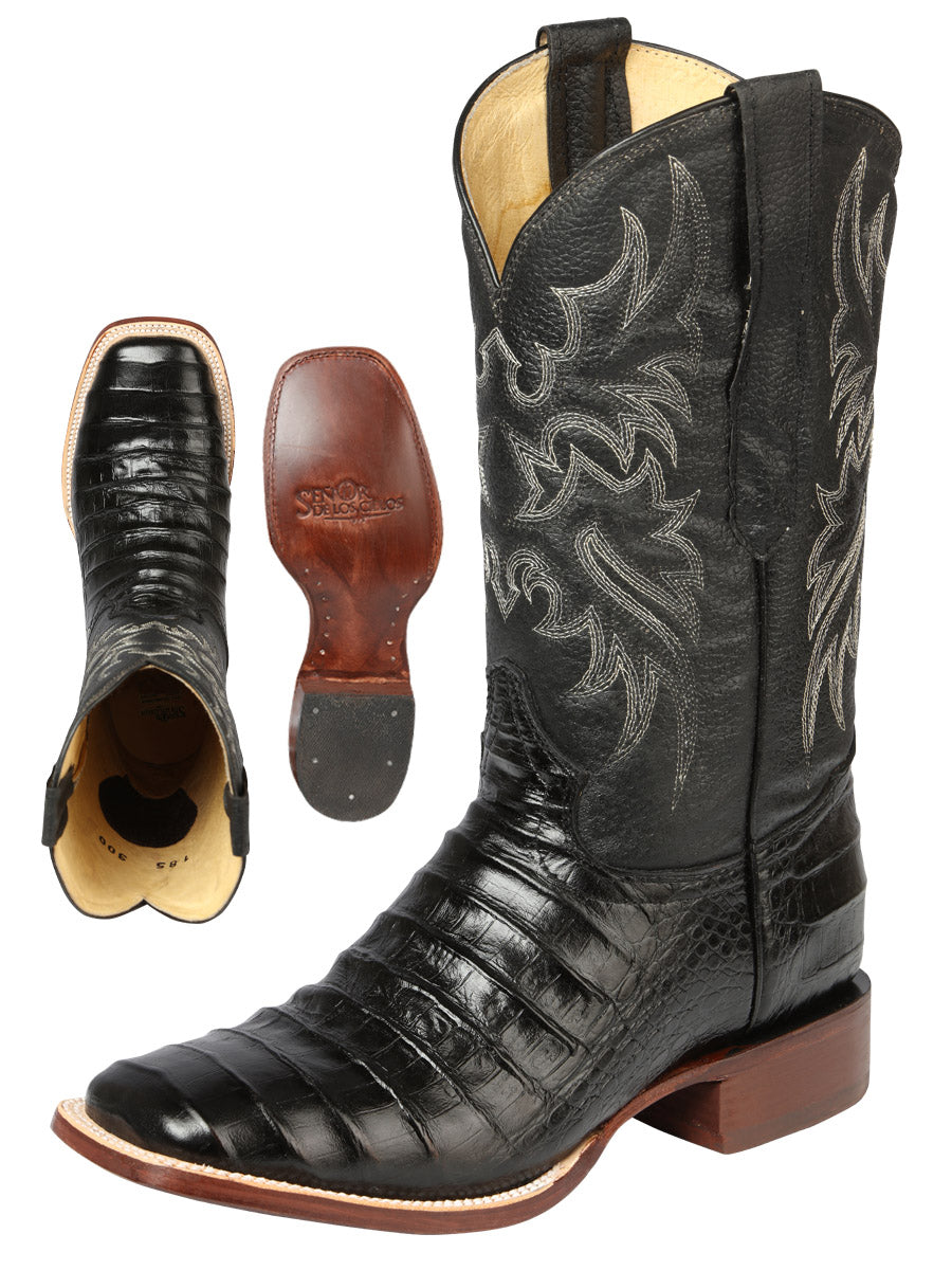 The Rodeo Boot — Black Gator Print (No. 44938)