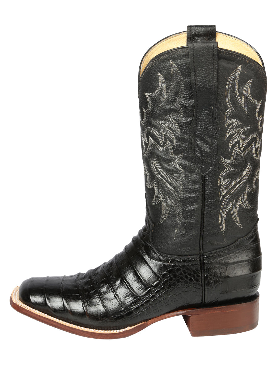 The Rodeo Boot — Black Gator Print (No. 44938)
