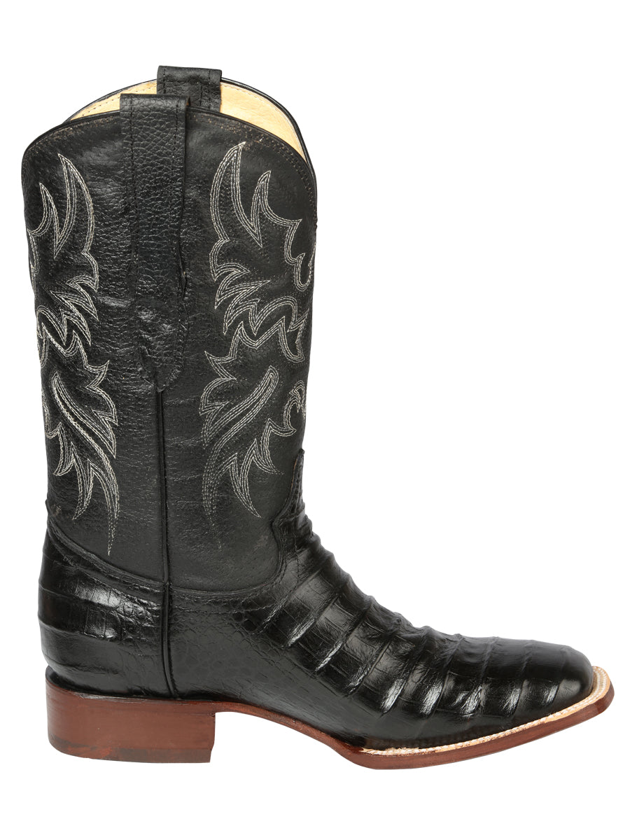 The Rodeo Boot — Black Gator Print (No. 44938)
