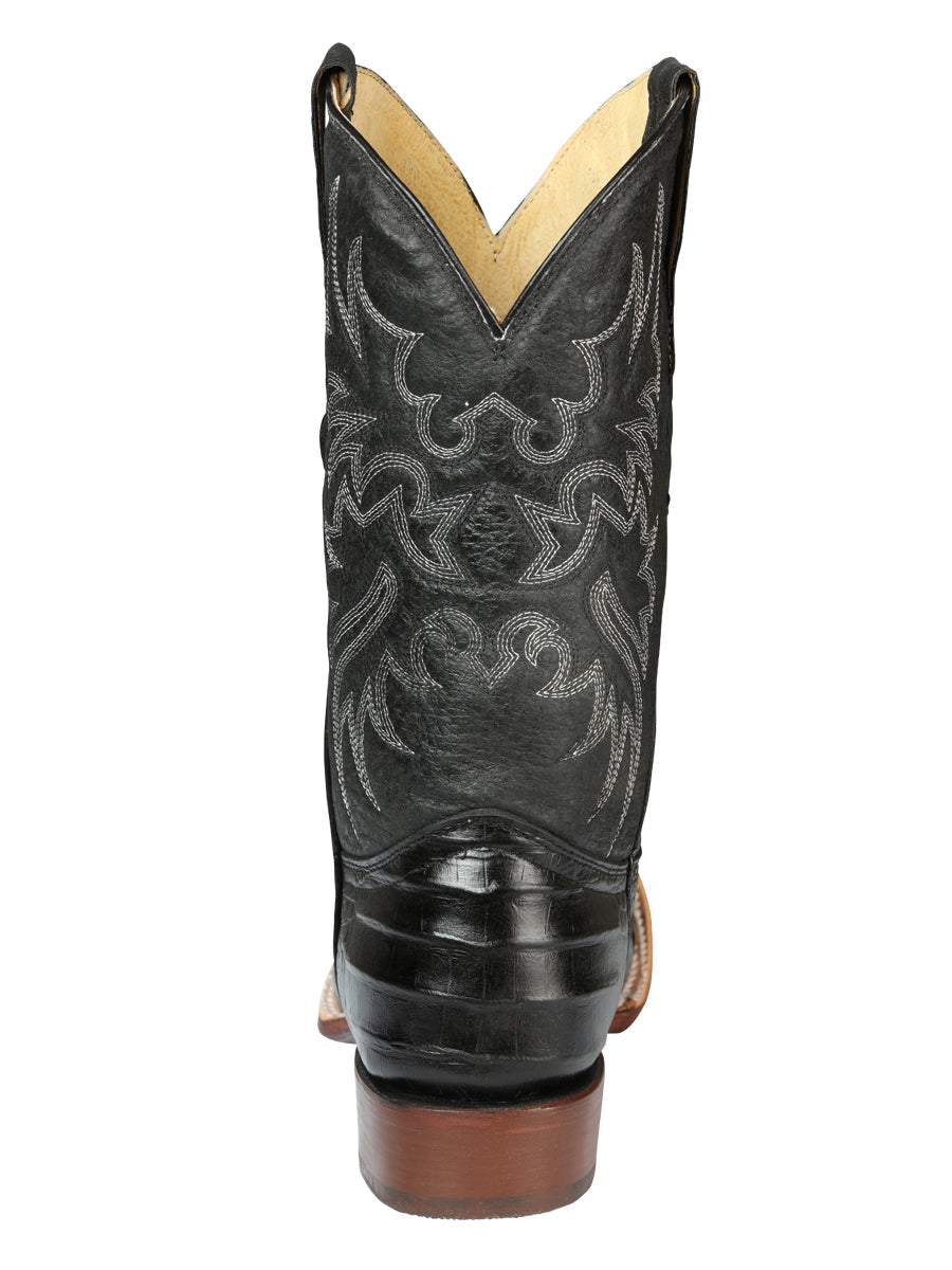 The Rodeo Boot — Black Gator Print (No. 44938)