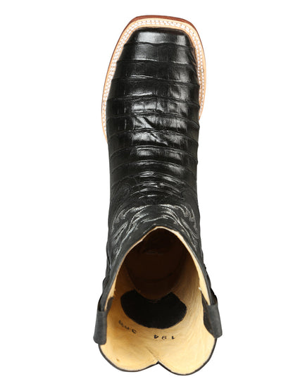 The Rodeo Boot — Black Gator Print (No. 44938)