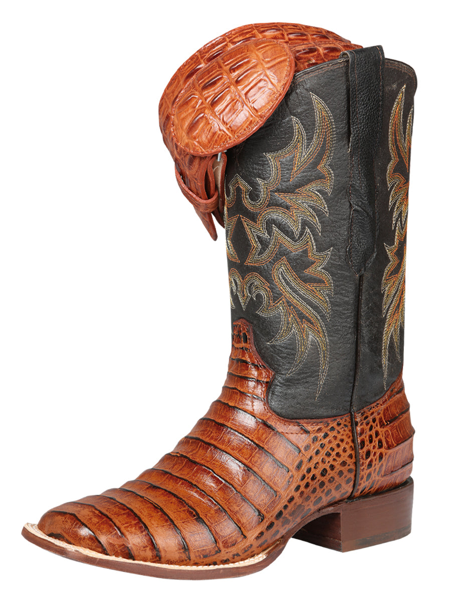 The Rodeo Boot — Cognac Gator Print (No. 44939)