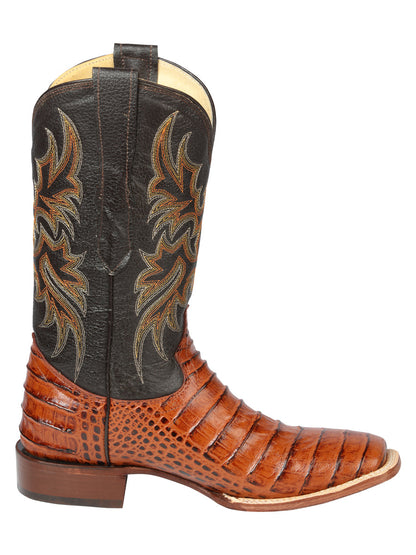 The Rodeo Boot — Cognac Gator Print (No. 44939)