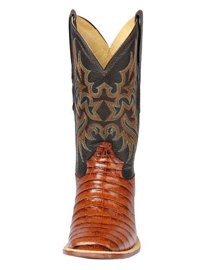 The Rodeo Boot — Cognac Gator Print (No. 44939)