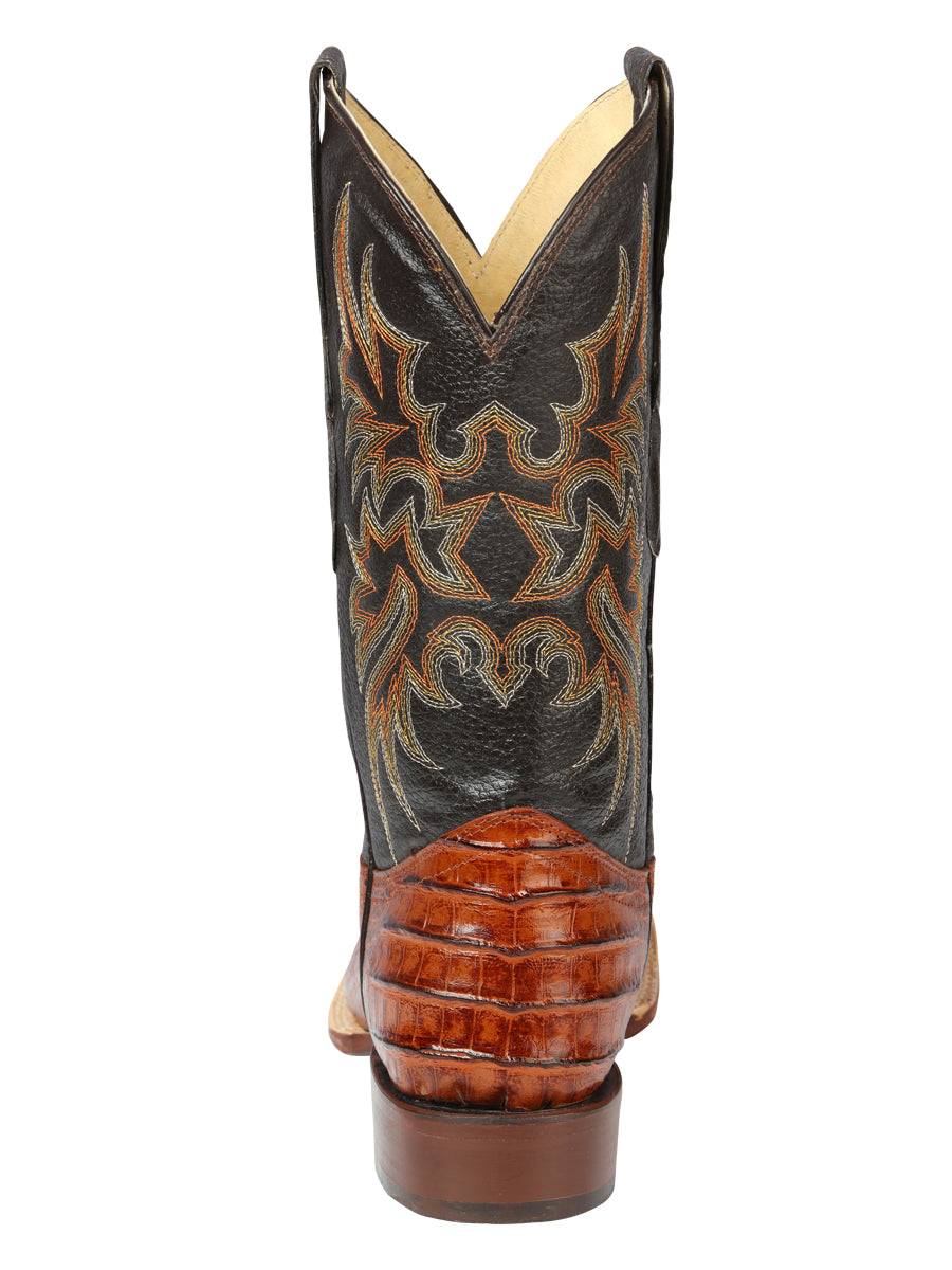 The Rodeo Boot — Cognac Gator Print (No. 44939)