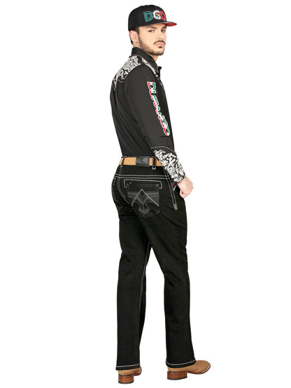 Centenario Bootcut Denim Jeans - Black 44964