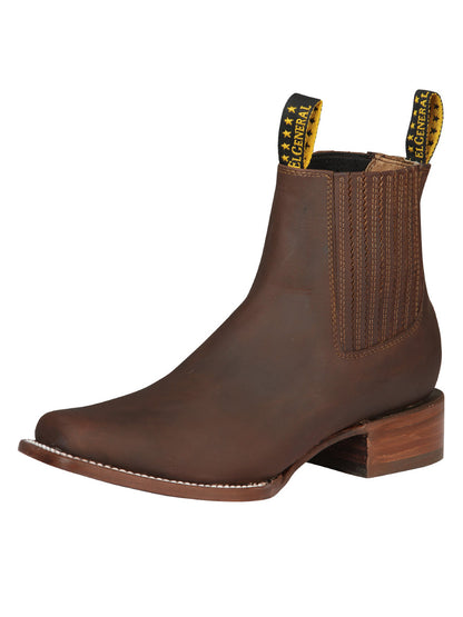 The Ranchero Ankle Boot — Honey (No. 45004)