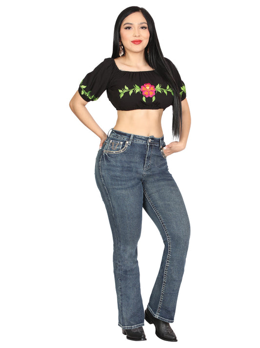 The Bootcut Jean — Dark Blue