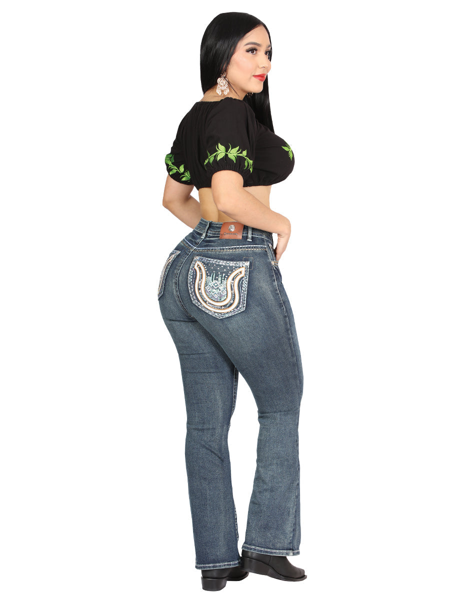 The Bootcut Jean — Dark Blue