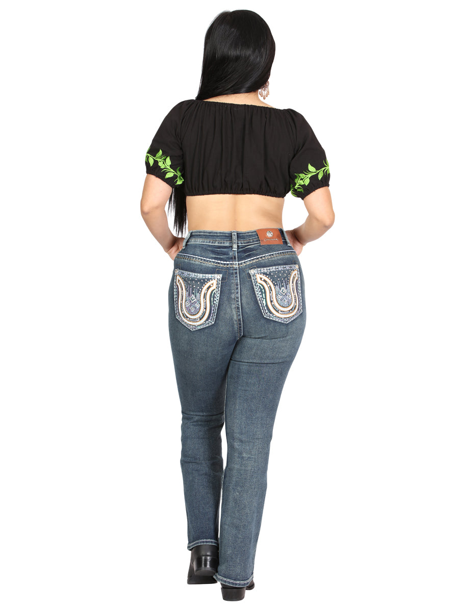 The Bootcut Jean — Dark Blue
