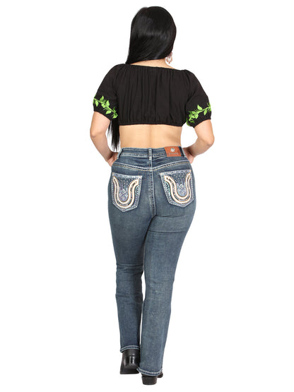 The Bootcut Jean — Dark Blue