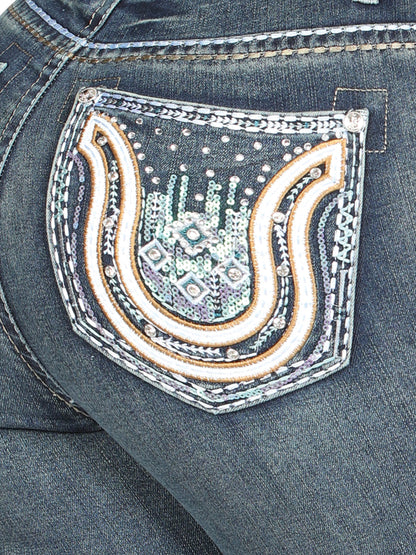 The Bootcut Jean — Dark Blue