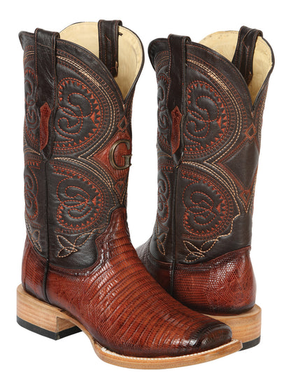 The Exotic Lizard Rodeo Boot — Cognac (No. 45071)