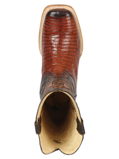 The Exotic Lizard Rodeo Boot — Cognac (No. 45071)
