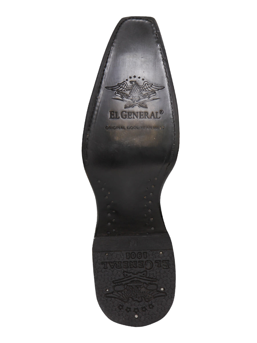 The Exotic Lizard Boot — Black (No. 45072)