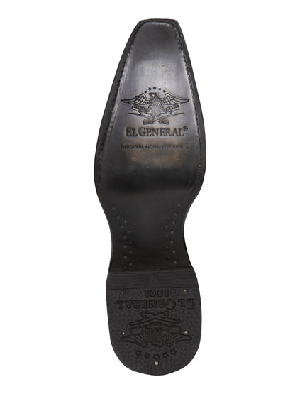 The Exotic Lizard Boot — Black (No. 45072)