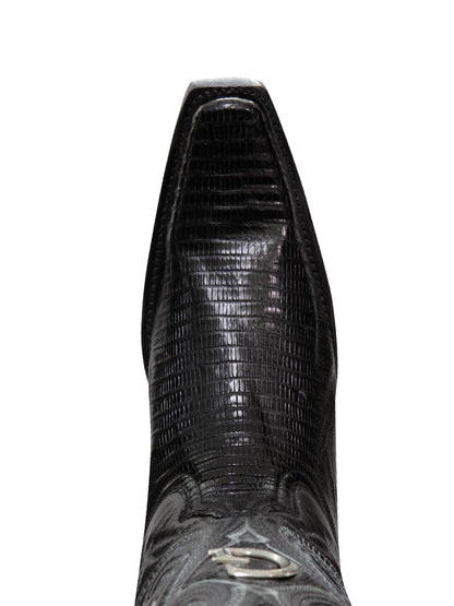 The Exotic Lizard Boot — Black (No. 45072)