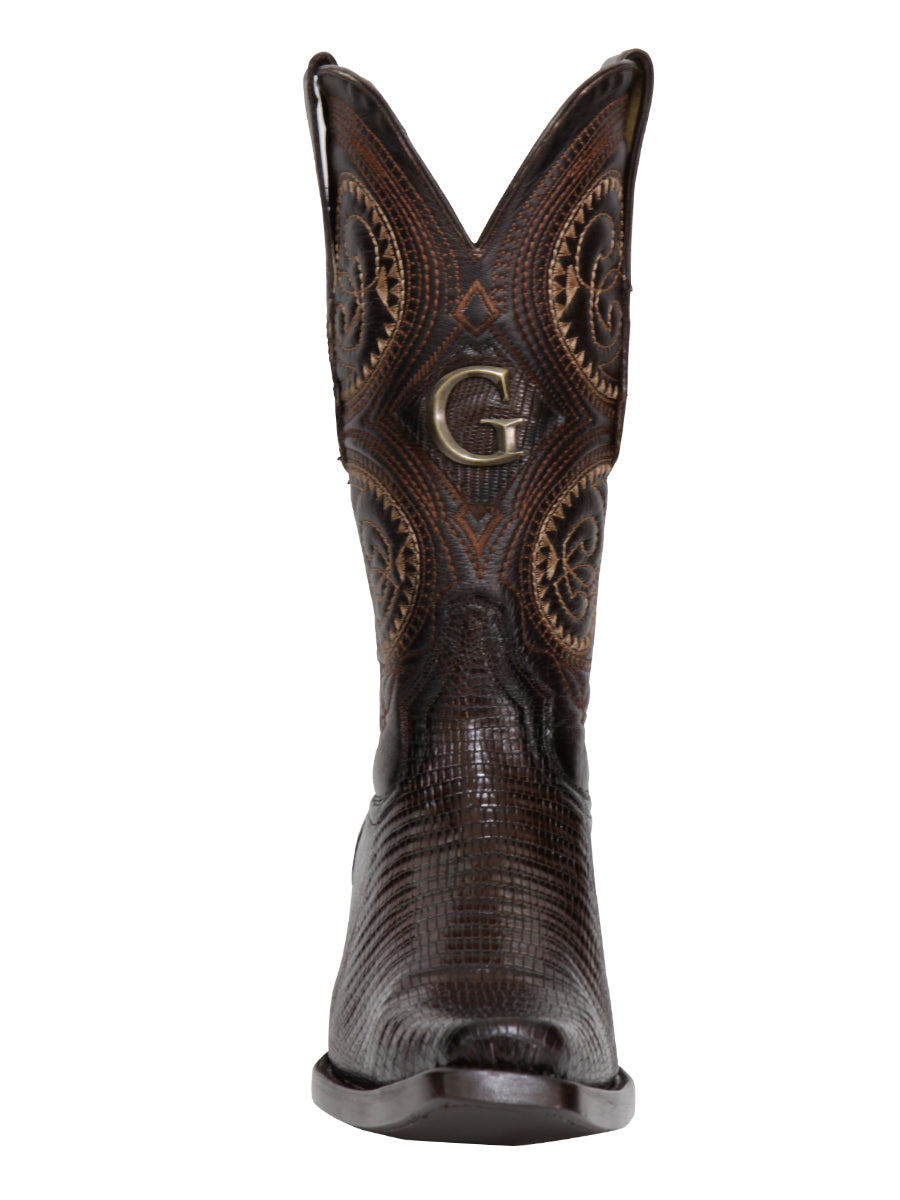 The Exotic Lizard Boot — Brown (No. 45073)