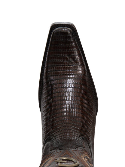 The Exotic Lizard Boot — Brown (No. 45073)