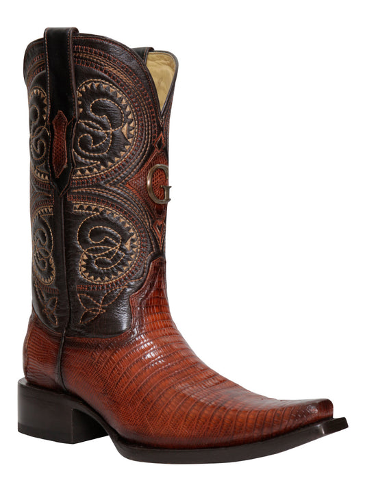 The Exotic Lizard Boot — Cognac (No. 45074)