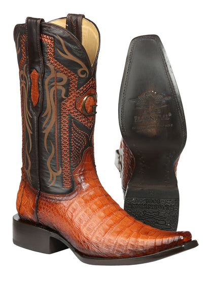 The Exotic Caiman Belly Boot — Cognac (No. 45080)