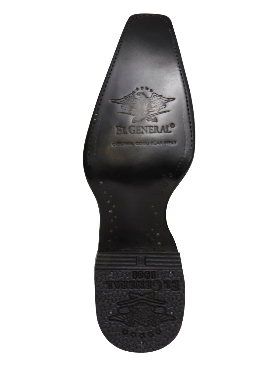 The Exotic Caiman Nuca Boot — Black (No. 45081)