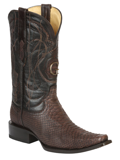 The Exotic Python Boot — Brown (No. 45088)