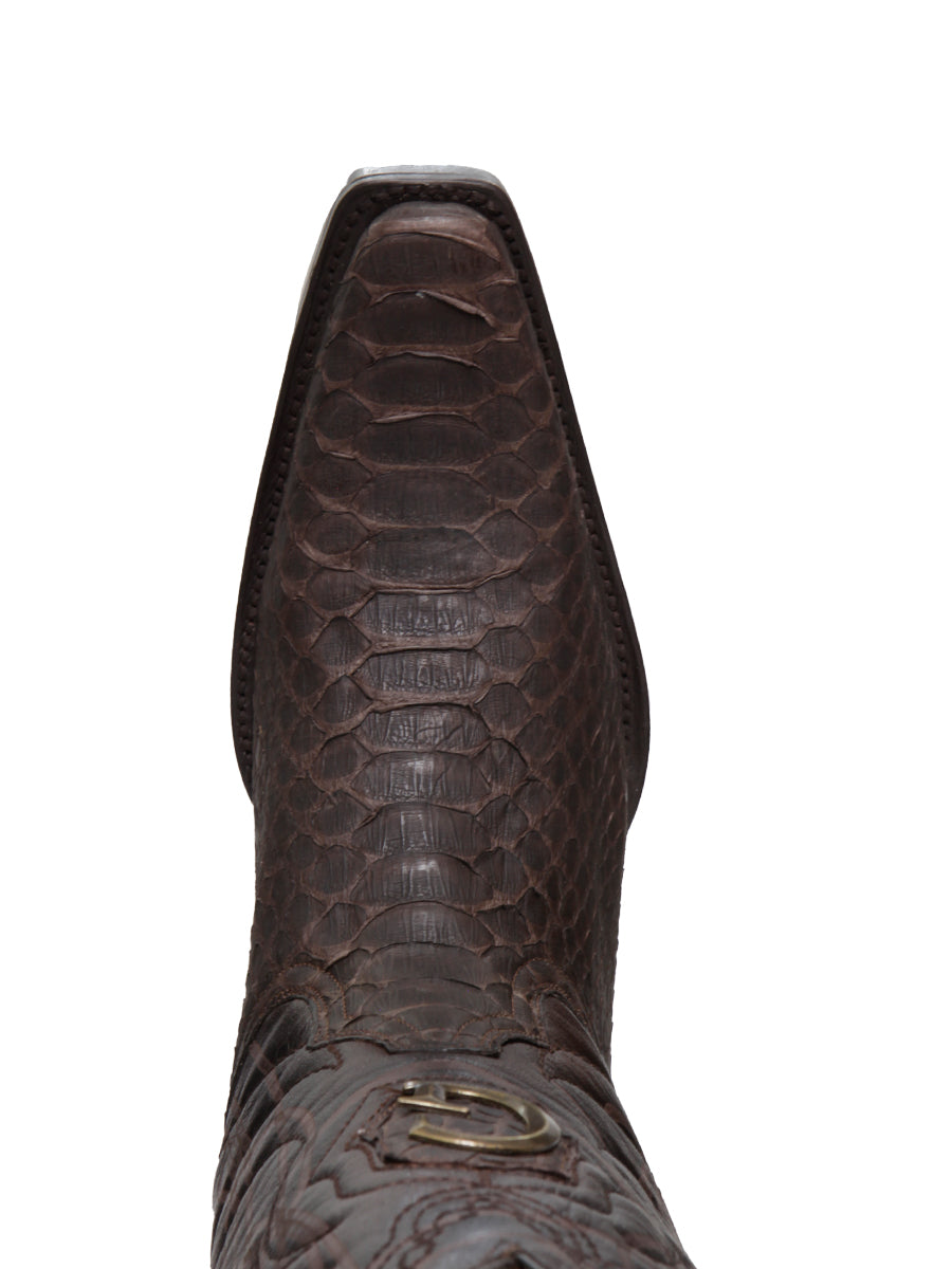The Exotic Python Boot — Brown (No. 45088)