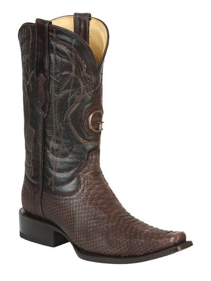 The Exotic Python Boot — Brown (No. 45088)