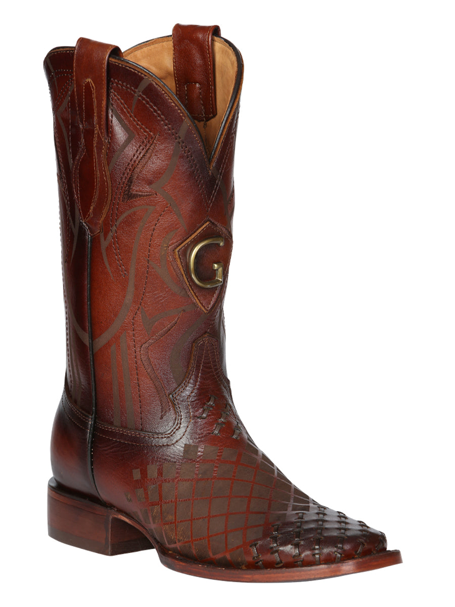 The Pull-Up Rodeo Boot — Tobacco (No. 45174)