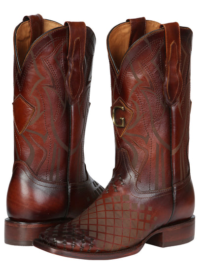 The Pull-Up Rodeo Boot — Tobacco (No. 45174)