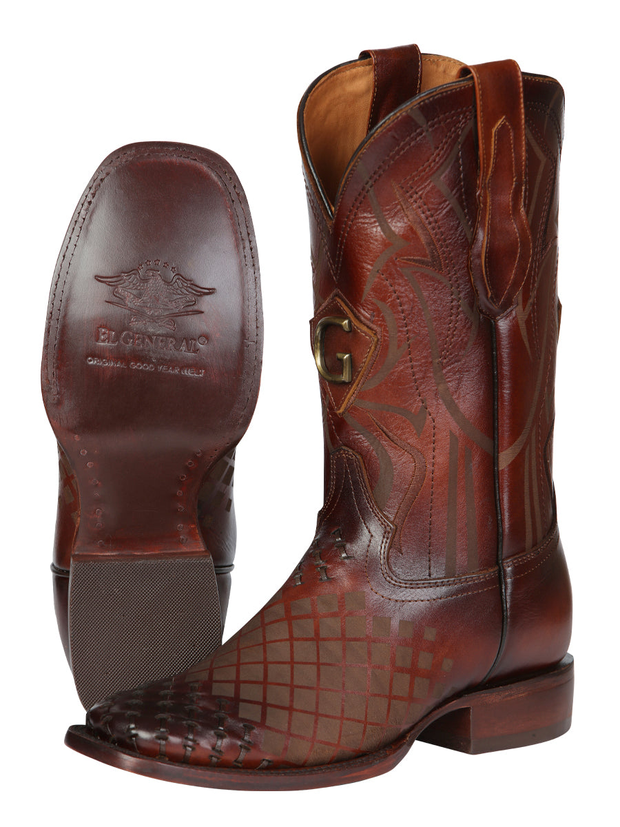 The Pull-Up Rodeo Boot — Tobacco (No. 45174)