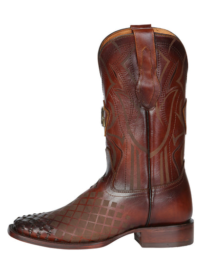 The Pull-Up Rodeo Boot — Tobacco (No. 45174)