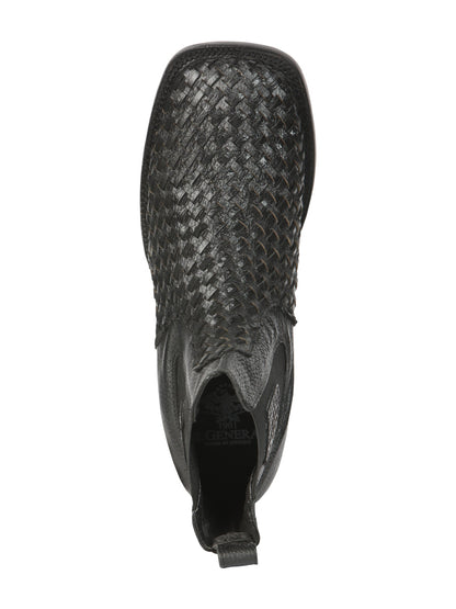 The Woven Rodeo Ankle Boot — Black (No. 45181)