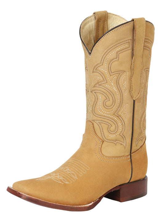 The Bulldog Rodeo Boot — Honey Nobuck (No. 45204)