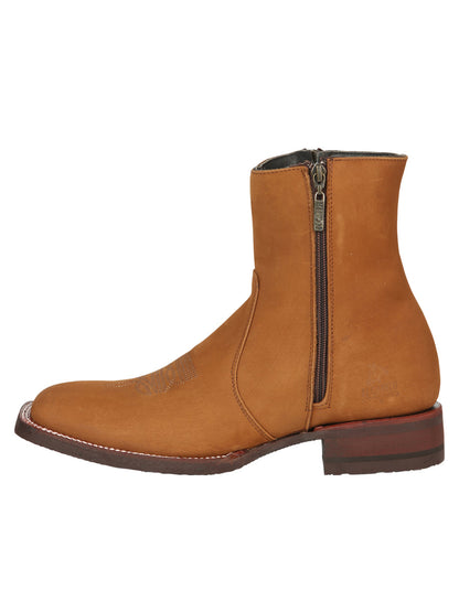 El Canelo Men’s Ankle Boots - Nobuck Taupe 45212