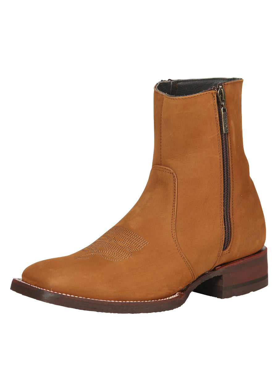 El Canelo Men’s Ankle Boots - Nobuck Taupe 45212