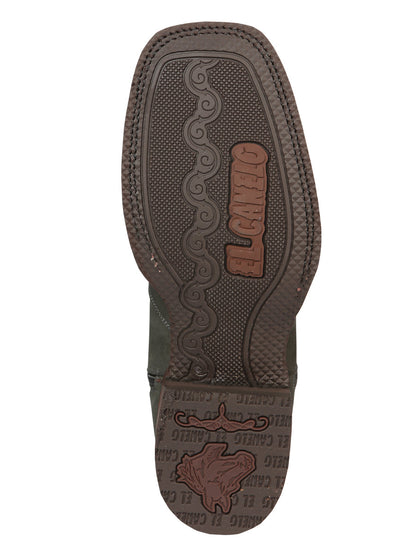 El Canelo Men’s Ankle Boots - Nobuck Gray 45213